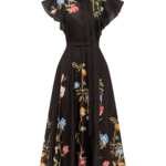 Leo Lin Elsie Flutter Sleeve Midi Dress - Leo Lin Dress - Australian Luxury Fashion - Shop at Luxury Shoes 