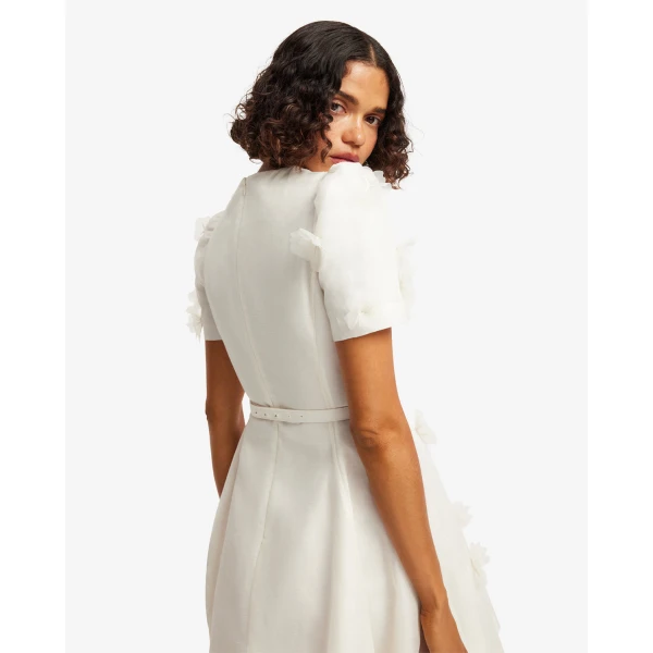 Leo Lin Elyse Petal Short Sleeve Mini Dress - Leo Lin Dress - Australian Luxury Fashion - Shop at Luxury Shoes 