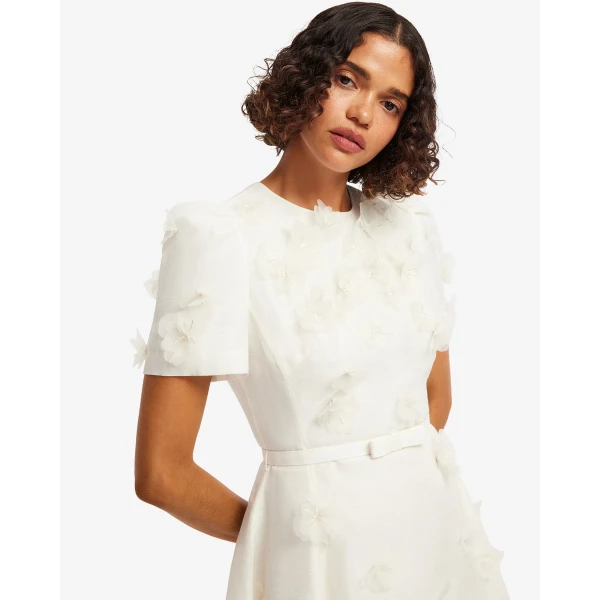 Leo Lin Elyse Petal Short Sleeve Mini Dress - Leo Lin Dress - Australian Luxury Fashion - Shop at Luxury Shoes 