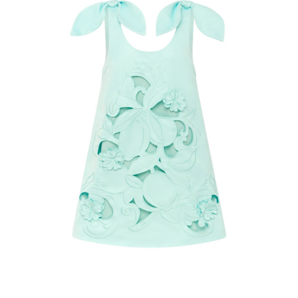 Leo Lin Harper Bow Appliqué Mini Dress - Leo Lin Dress - Australian Luxury Fashion - Shop at Luxury Shoes 