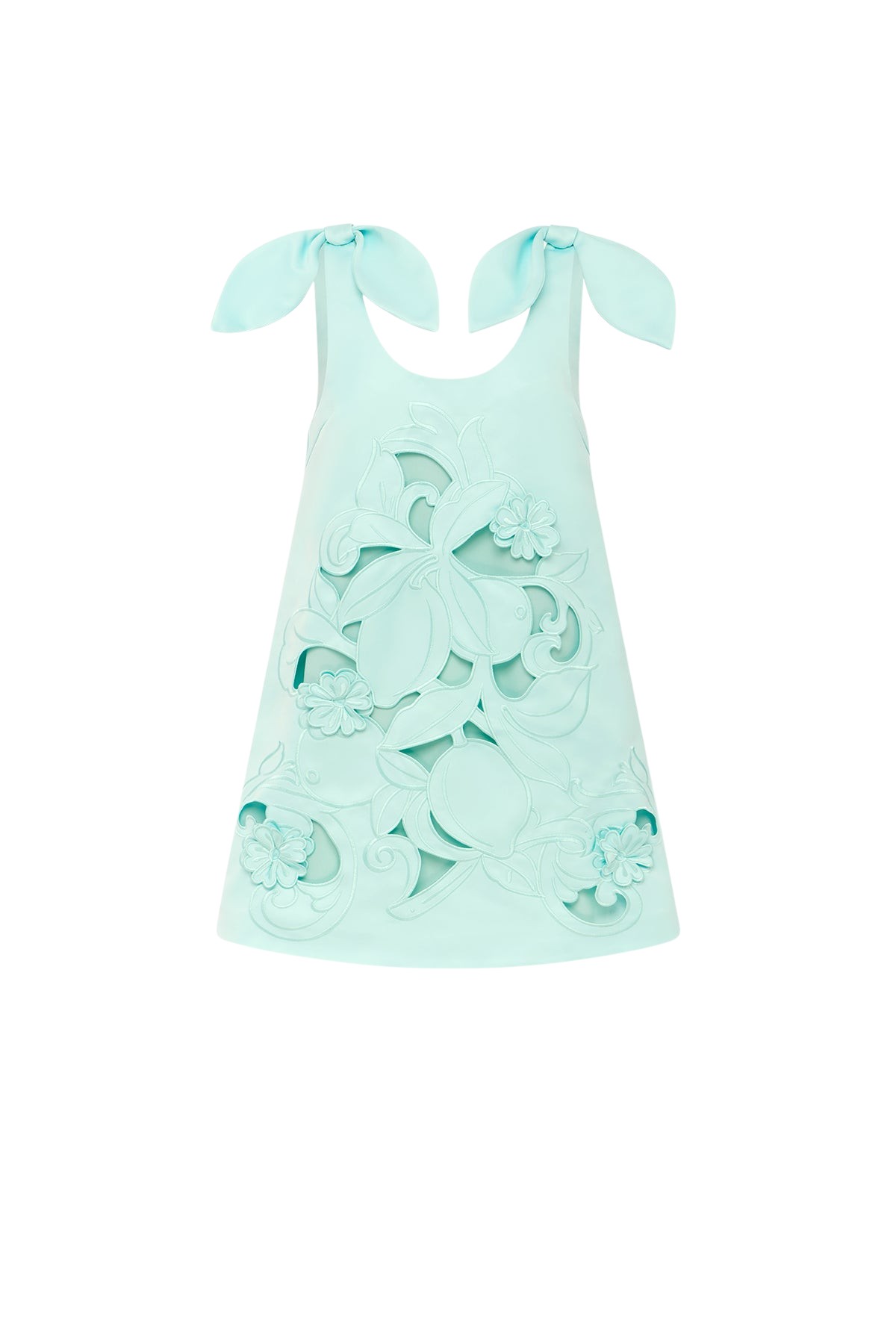 Leo-Lin-Harper29173_nobg Leo Lin Harper Bow Appliqué Mini Dress - Leo Lin Dress - Australian Luxury Fashion - Shop at Luxury Shoes