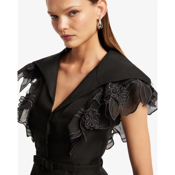 Leo Lin Isla Appliqué Mini Dress - Leo Lin Dress - Australian Luxury Fashion - Shop at Luxury Shoes 
