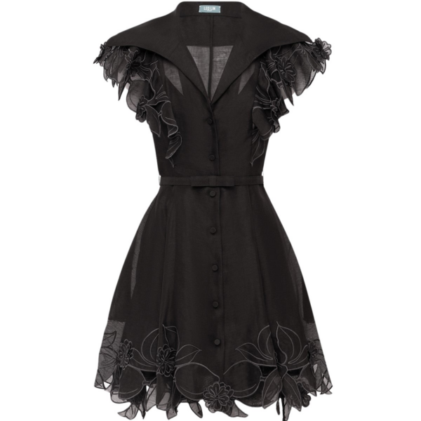 Leo Lin Isla Appliqué Mini Dress