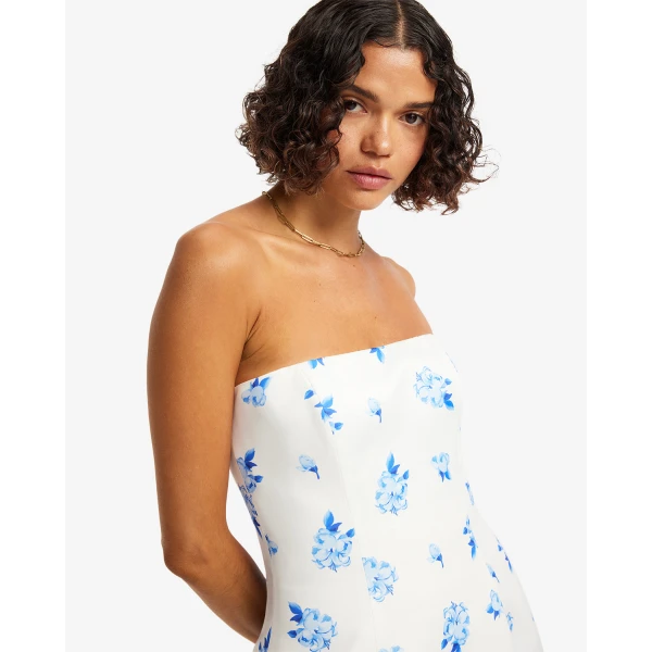 Leo Lin Jessica Cocoon Bustier Maxi Dress - Leo Lin Dress - Australian Luxury Fashion - Shop at Luxury Shoes 