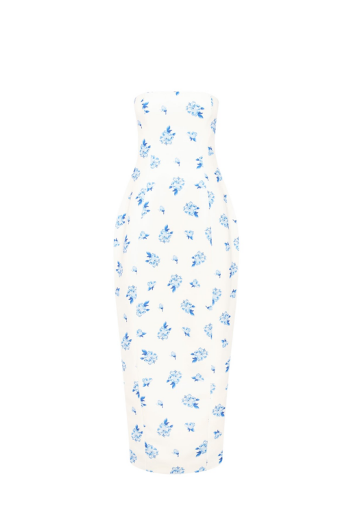 Leo Lin Jessica Cocoon Bustier Maxi Dress - Leo Lin Dress - Australian Luxury Fashion - Shop at Luxury Shoes 