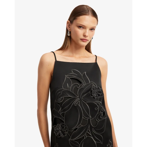Leo Lin Leia Appliqué Mini Dress - Leo Lin Dress - Australian Luxury Fashion - Shop at Luxury Shoes 