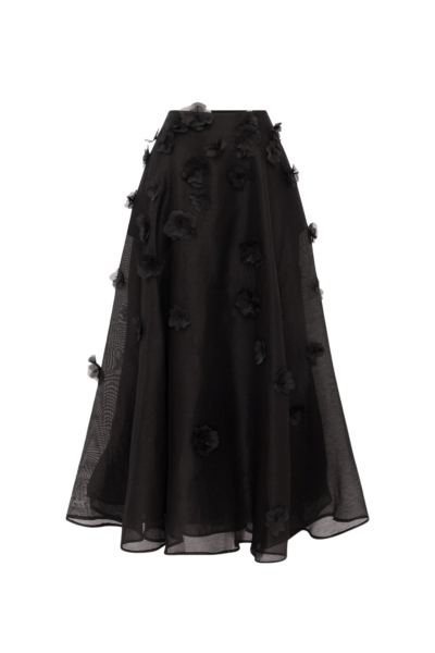 Leo Lin Leila Petal Midi Skirt - Leo Lin Dress - Australian Luxury Fashion - Shop at Luxury Shoes 