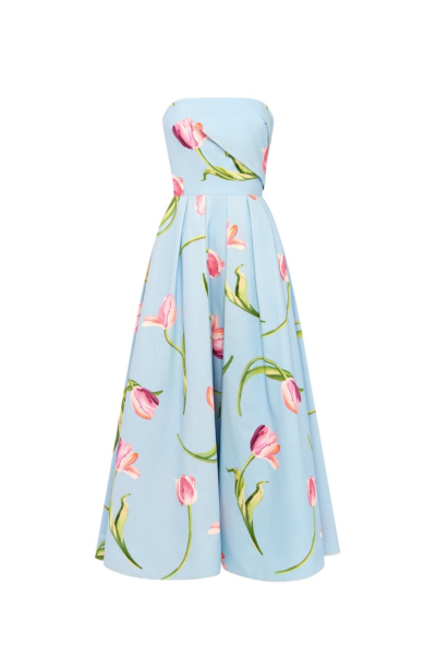 Leo Lin Lynn Bustier Midi Dress - Leo Lin Dress - Australian Luxury Fashion - Shop at Luxury Shoes 