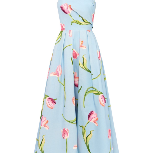 Leo Lin Lynn Bustier Midi Dress - Leo Lin Dress - Australian Luxury Fashion - Shop at Luxury Shoes 