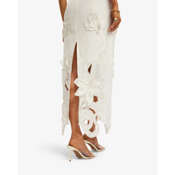 Leo Lin Rayna Appliqué Bustier Maxi Dress - Leo Lin Dress - Australian Luxury Fashion - Shop at Luxury Shoes 