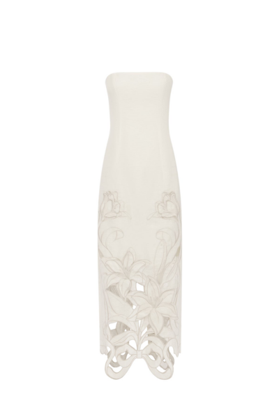 Leo Lin Rayna Appliqué Bustier Maxi Dress - Leo Lin Dress - Australian Luxury Fashion - Shop at Luxury Shoes 