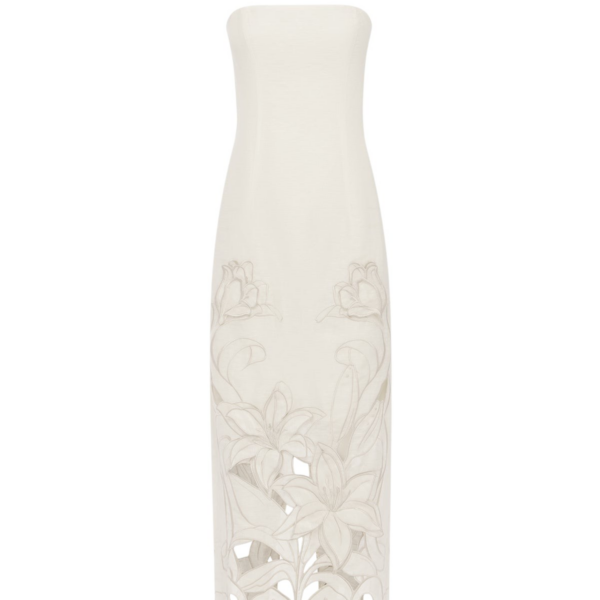 Leo Lin Rayna Appliqué Bustier Maxi Dress - Leo Lin Dress - Australian Luxury Fashion - Shop at Luxury Shoes 