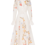 Leo Lin Selina Butterfly Sleeve Midi Dress - Leo Lin Dress - Australian Luxury Fashion - Shop at Luxury Shoes 