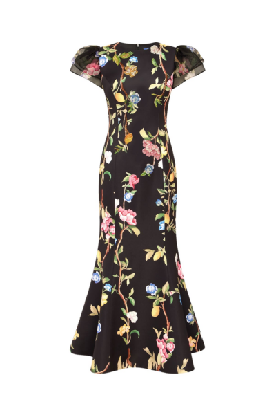 Leo Lin Sofia Embellished Puff Sleeve Maxi Dress - Leo Lin Dress - Australian Luxury Fashion - Shop at Luxury Shoes 