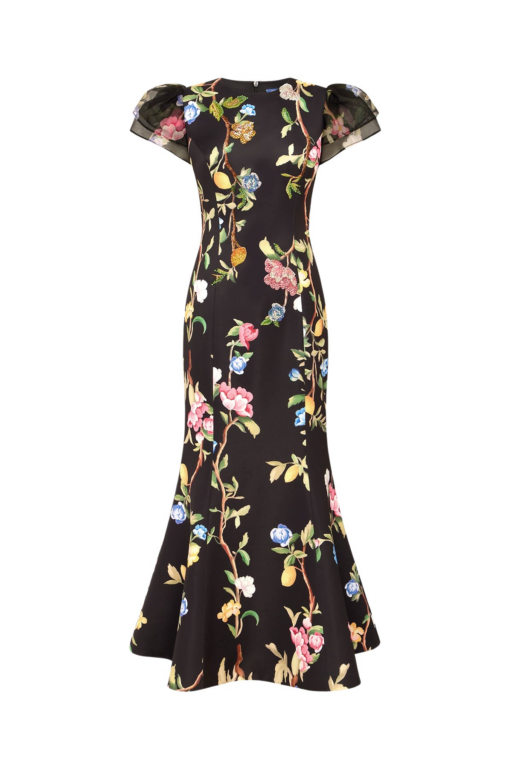 Leo Lin Sofia Embellished Puff Sleeve Maxi Dress - Leo Lin Dress - Australian Luxury Fashion - Shop at Luxury Shoes 