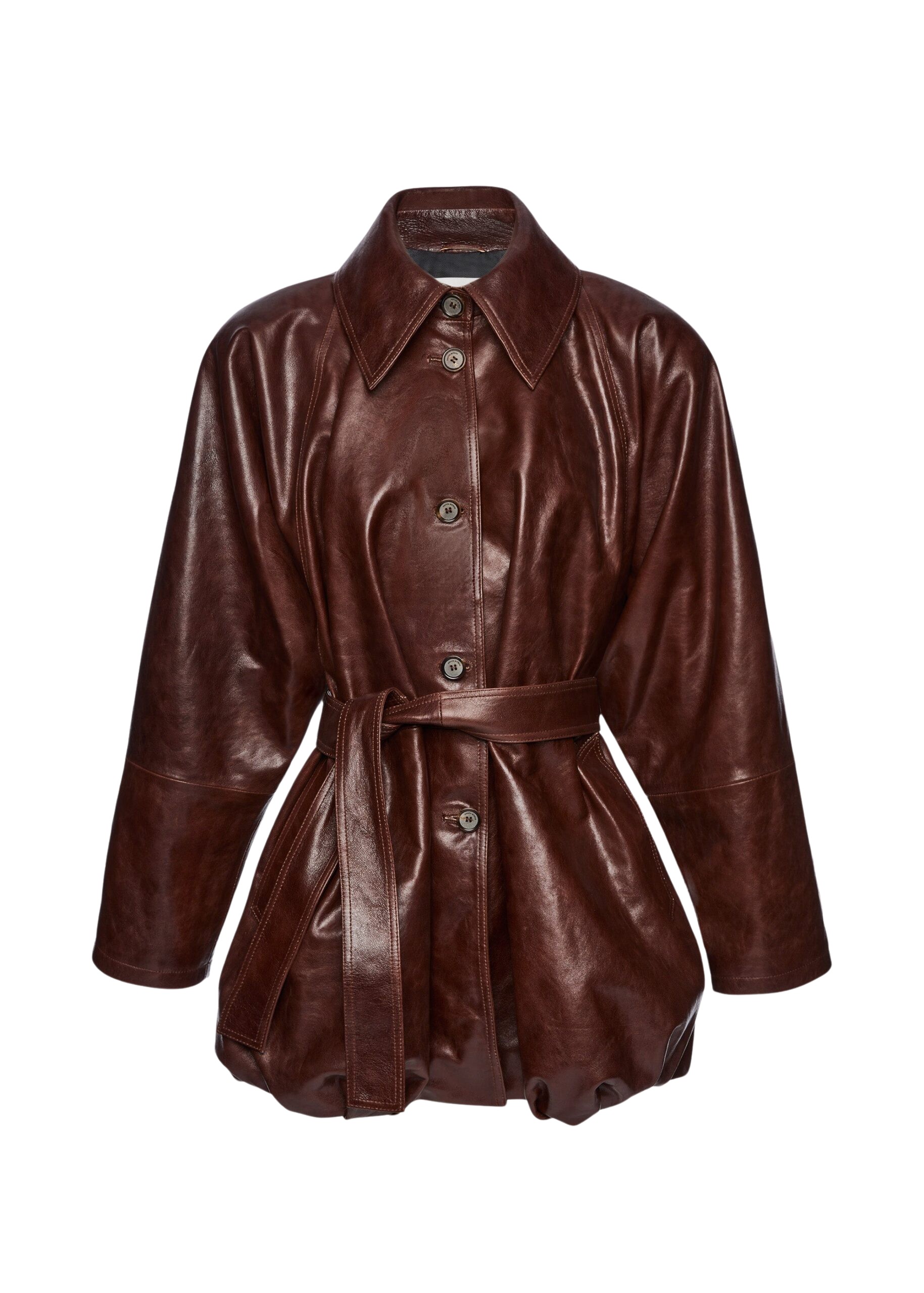 Magda-Butrym-Bubble-Hemline-Leather-Jacket-In-Brown-scaled33880_nobg Magda Butrym dress