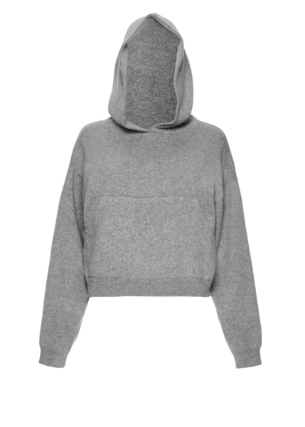 Magda Butrym Cashmere and cotton hoodie in grey