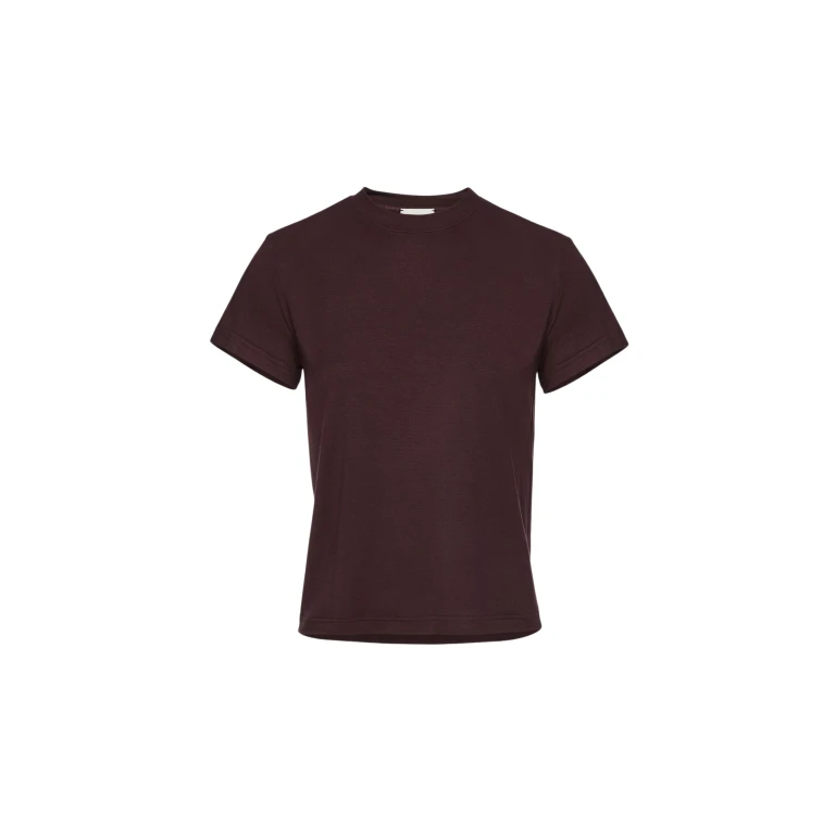 Magda Butrym Fitted t-shirt in burgundy