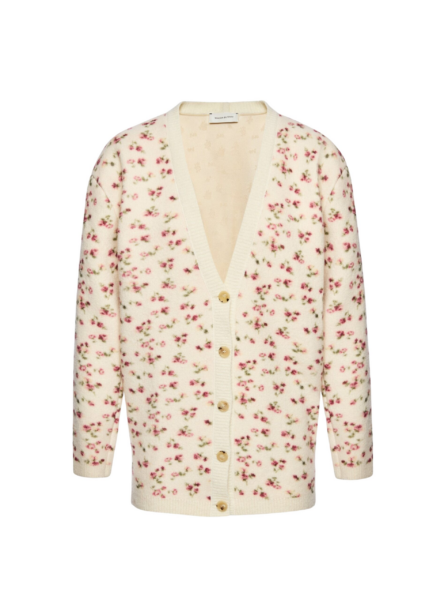 Magda Butrym Floral cardigan in cream