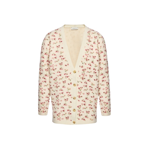 Magda Butrym Floral cardigan in cream