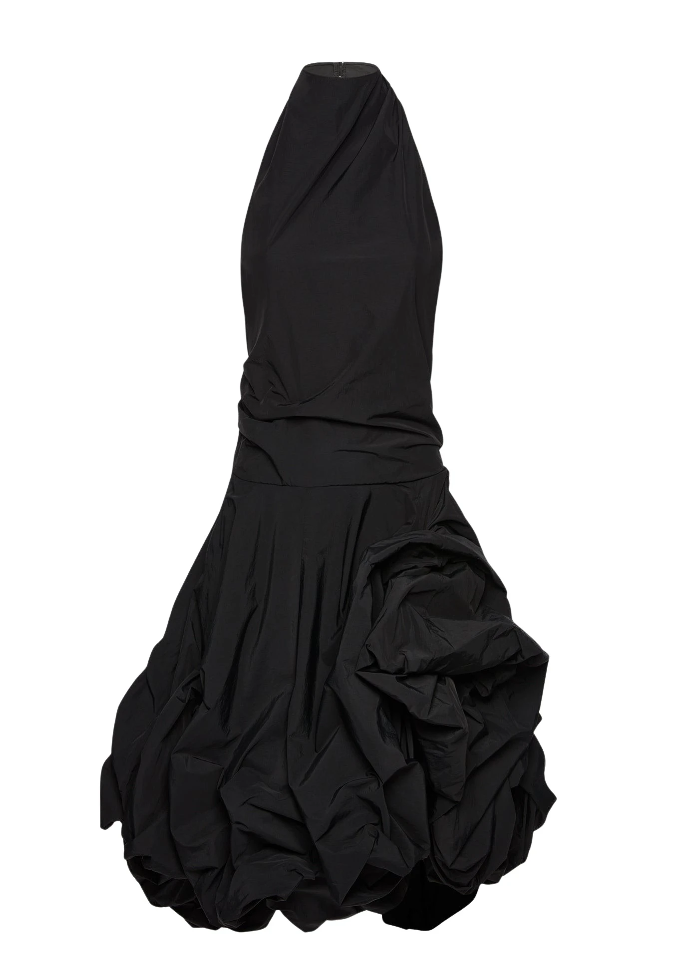 Magda-Butrym-High-Neck-Dress-With-Adjustable-Skirt-In-Black23817_nobg Magda Butrym dress