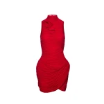 Magda-Butrym-High-neck-draped-mini-dress-in-red-scaled52418_nobg Magda Butrym High-neck draped mini dress in red