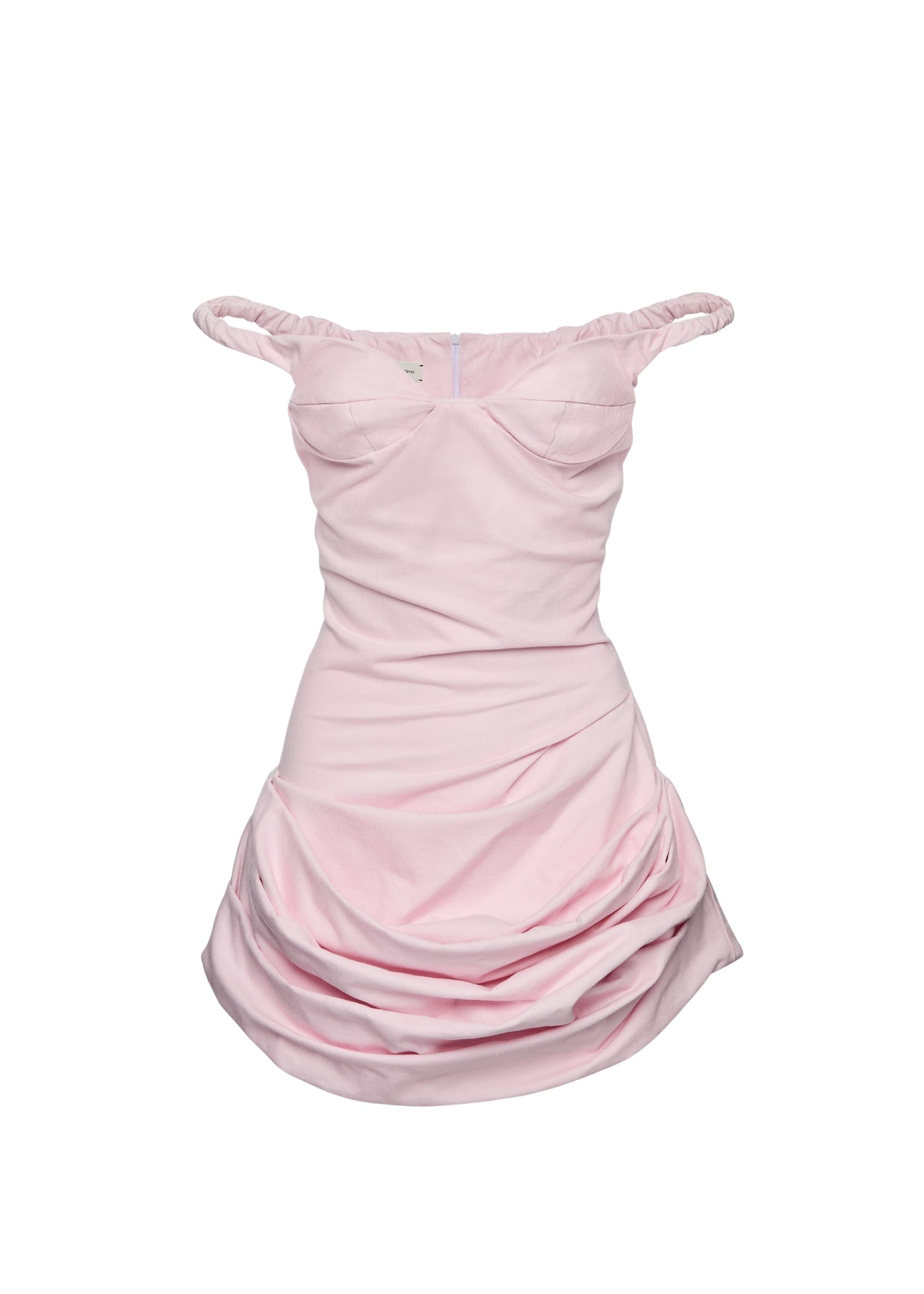 Magda-Butrym-Off-Shoulder-Bustier-Denim-Dress-In-Pink33348_nobg Magda Butrym dress