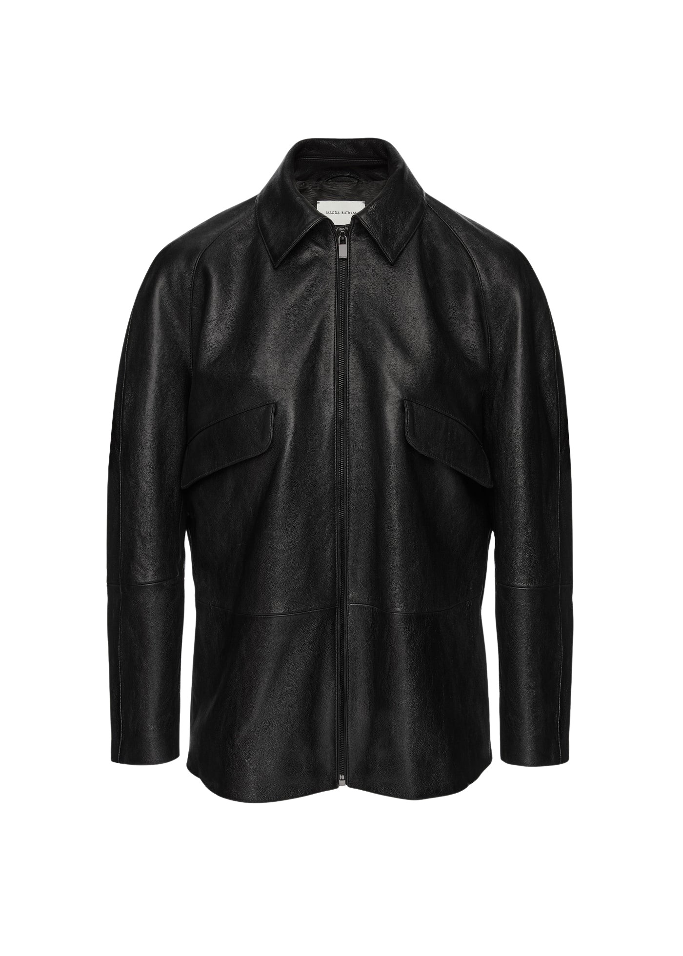 Magda-Butrym-Overshirt-Zipped-Leather-Jacket-In-Black79467_nobg Magda Butrym dress