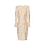 Magda-Butrym-Textured-gold-midi-dress-with-long-sleeves-scaled82124_nobg Magda Butrym Textured gold midi dress with long sleeves