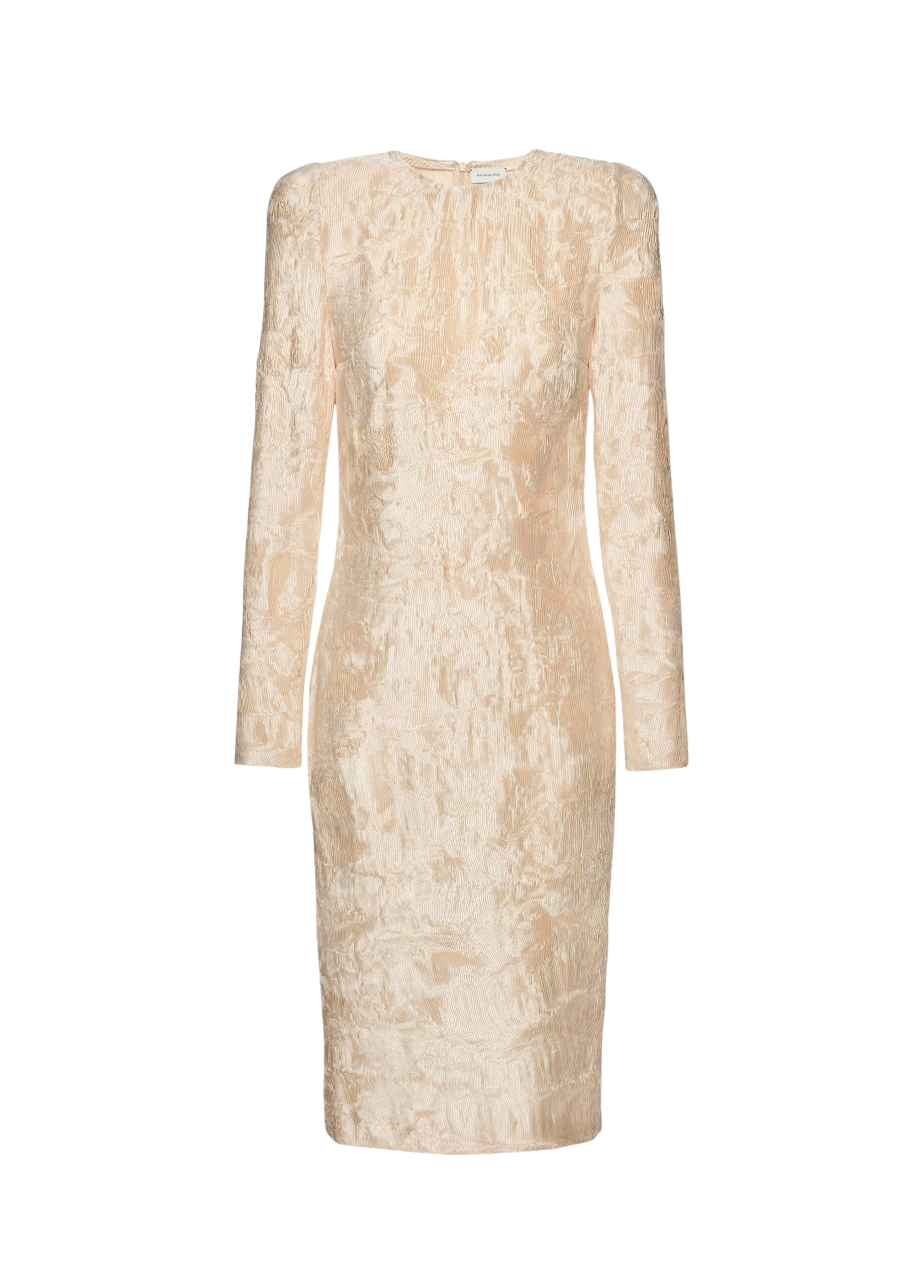 Magda-Butrym-Textured-gold-midi-dress-with-long-sleeves-scaled82124_nobg Magda Butrym Textured gold midi dress with long sleeves
