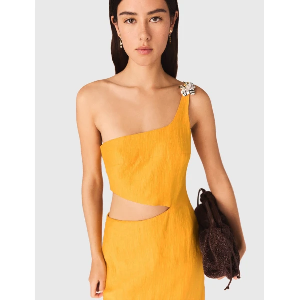 Maje Dress Parisian Accessible Luxury Clothing at Luxury Shoes 