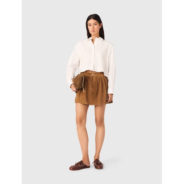 Maje Shirt Parisian Accessible Luxury Clothing at Luxury Shoes 
