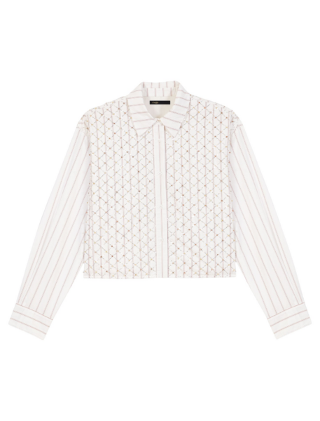 Maje Shirt Parisian Accessible Luxury Clothing at Luxury Shoes 