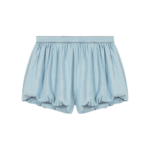 Maje-Chambray-Balloon-Skort38963_nobg Maje Skirt Parisian Accessible Luxury Clothing at Luxury Shoes