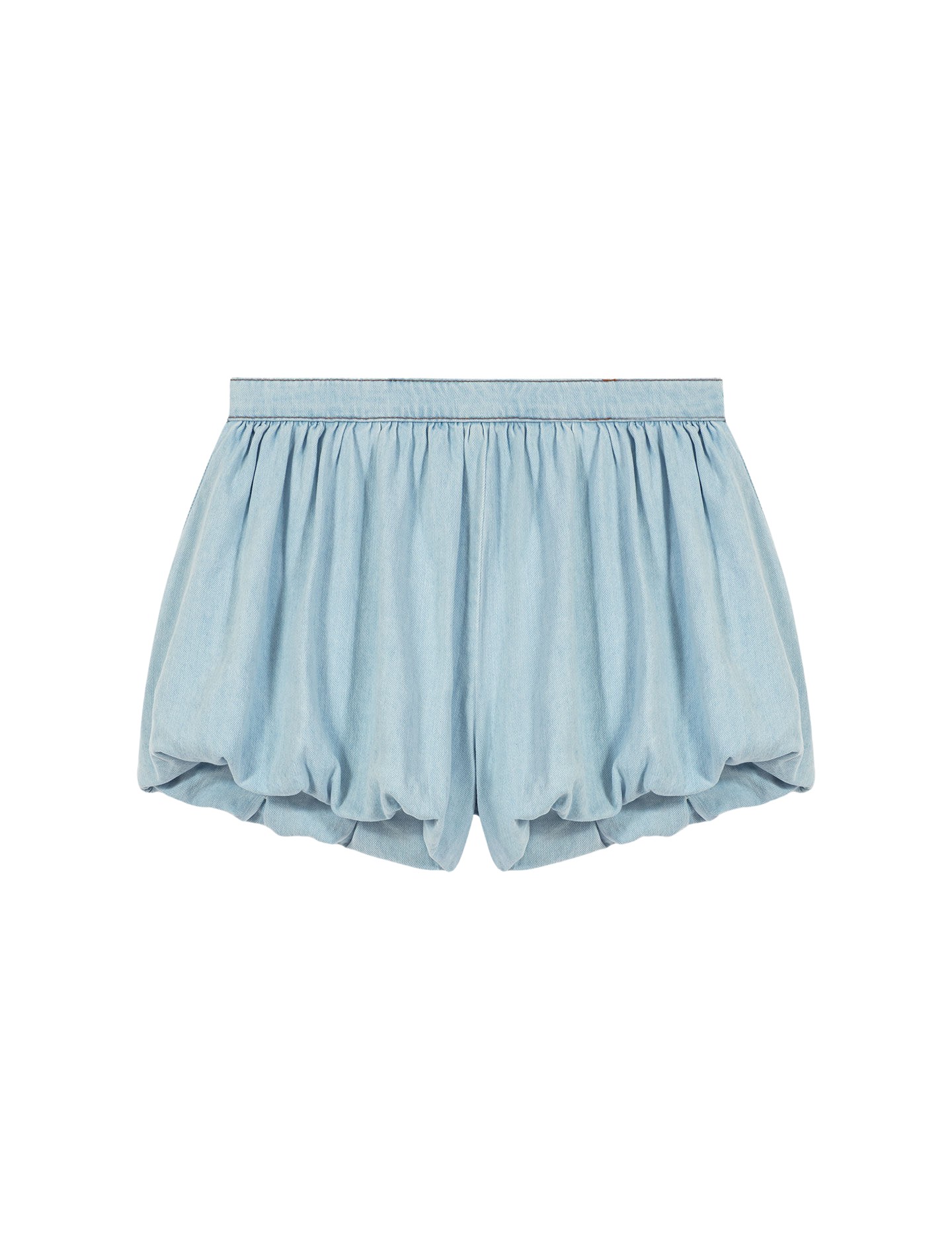 Maje-Chambray-Balloon-Skort38963_nobg Maje Skirt Parisian Accessible Luxury Clothing at Luxury Shoes