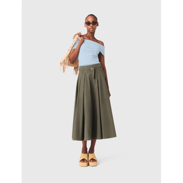 Maje Skirt Parisian Accessible Luxury Clothing at Luxury Shoes 