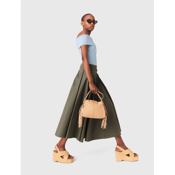 Maje Skirt Parisian Accessible Luxury Clothing at Luxury Shoes 
