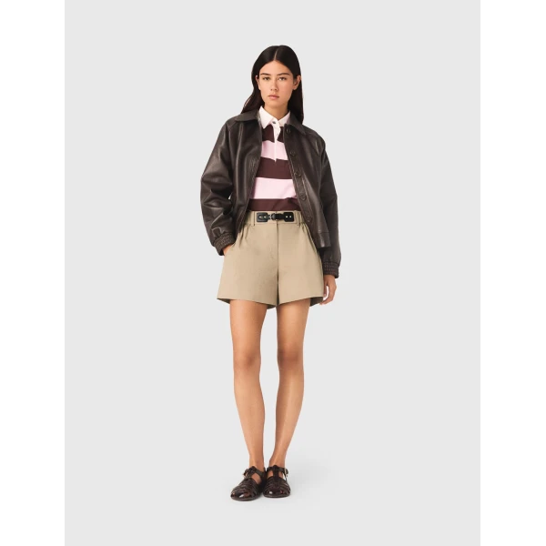 Maje Short Parisian Accessible Luxury Clothing at Luxury Shoes 