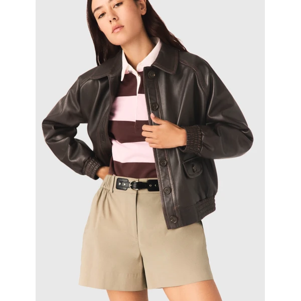 Maje Short Parisian Accessible Luxury Clothing at Luxury Shoes 