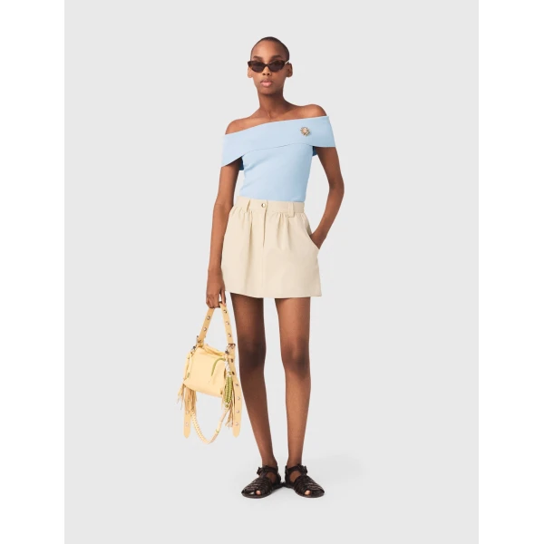 Maje Skirt Parisian Accessible Luxury Clothing at Luxury Shoes 