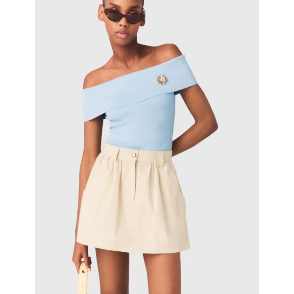 Maje Skirt Parisian Accessible Luxury Clothing at Luxury Shoes 