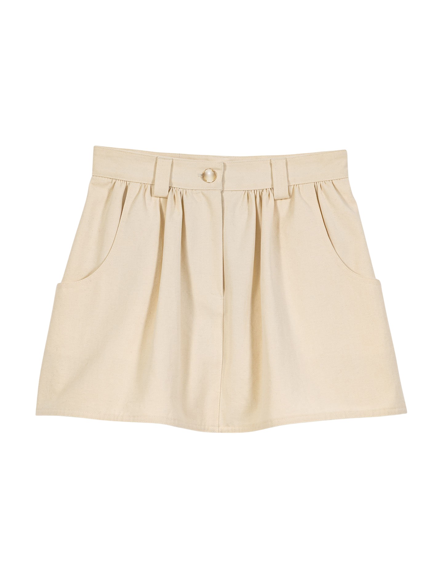 Maje-Cotton-Skort36070_nobg Maje Skirt Parisian Accessible Luxury Clothing at Luxury Shoes