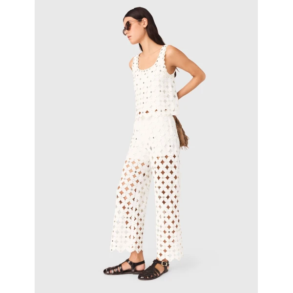 Maje Pant Parisian Accessible Luxury Clothing at Luxury Shoes 