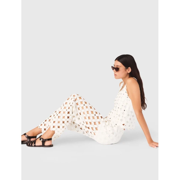Maje Pant Parisian Accessible Luxury Clothing at Luxury Shoes 