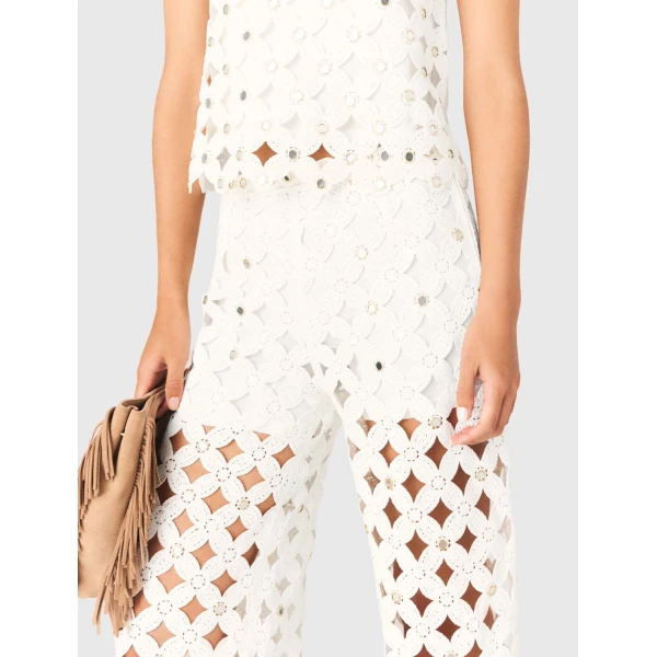 Maje Pant Parisian Accessible Luxury Clothing at Luxury Shoes 