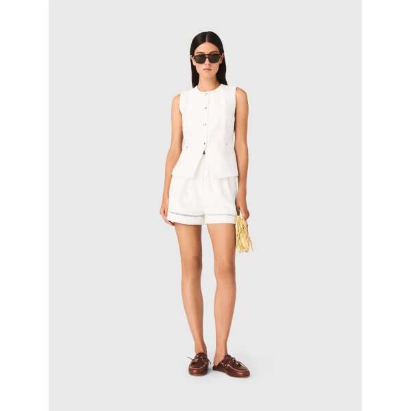 Maje Short Parisian Accessible Luxury Clothing at Luxury Shoes 