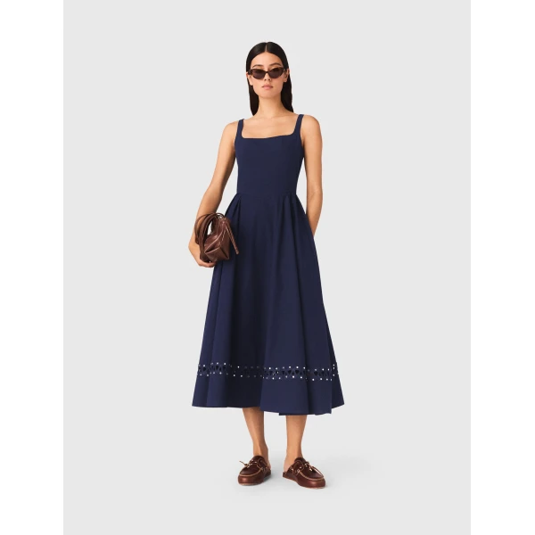 Maje Dress Parisian Accessible Luxury Clothing at Luxury Shoes 