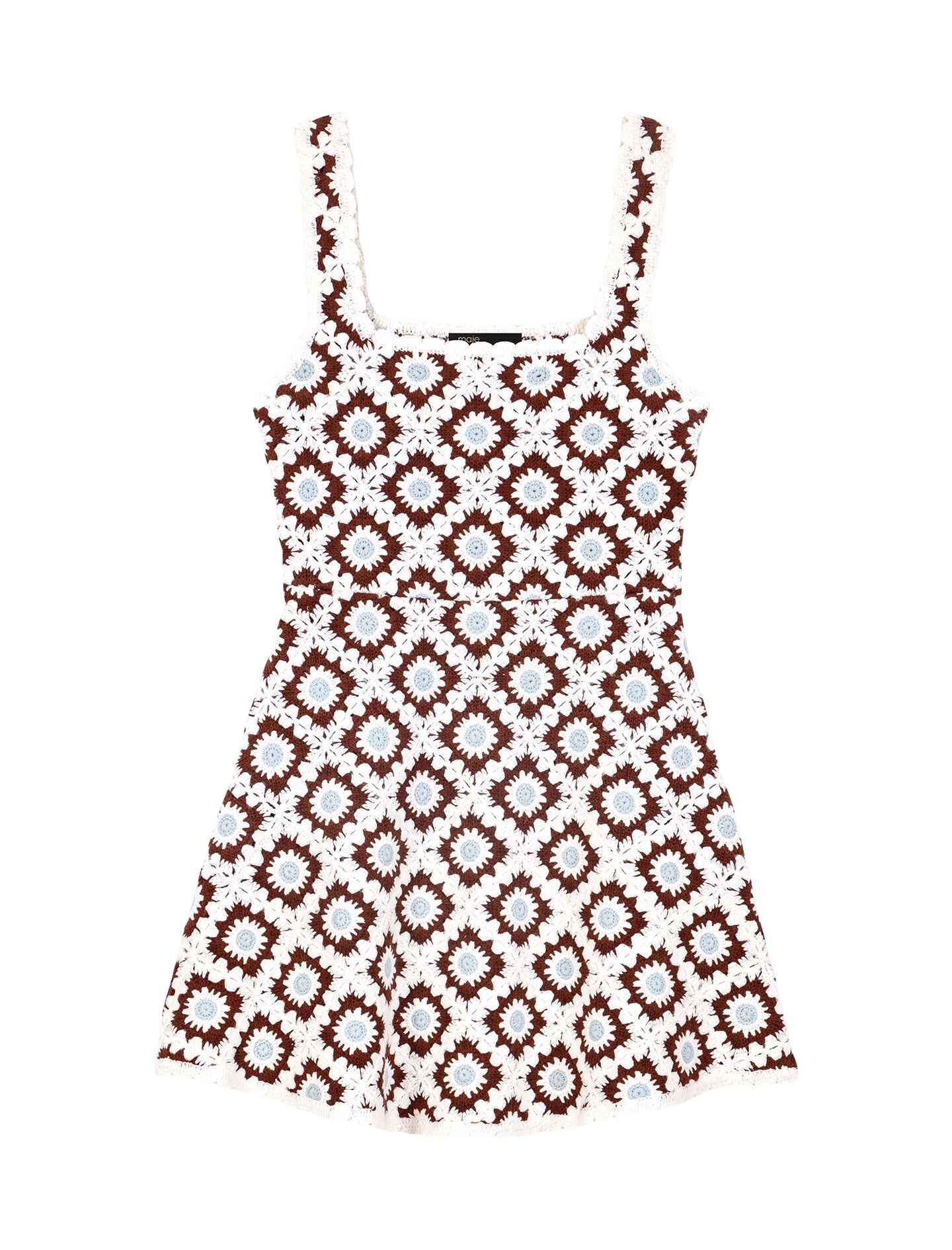 Maje-Floral-Crochet-Dress25334_nobg Maje Dress Parisian Accessible Luxury Clothing at Luxury Shoes
