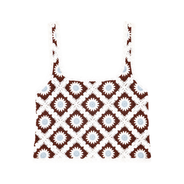 Maje Floral Crochet Top
