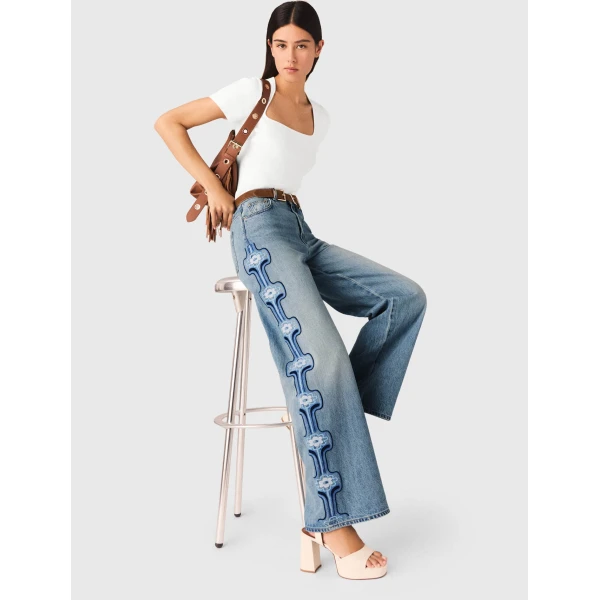 Maje Pant Parisian Accessible Luxury Clothing at Luxury Shoes 